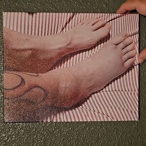 8x10 canvas titled "ode to a broken ankle"